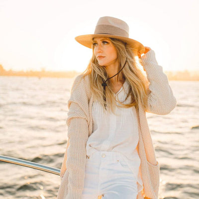 Florence | Womens Wide Brim Straw Sun Hat – American Hat Makers