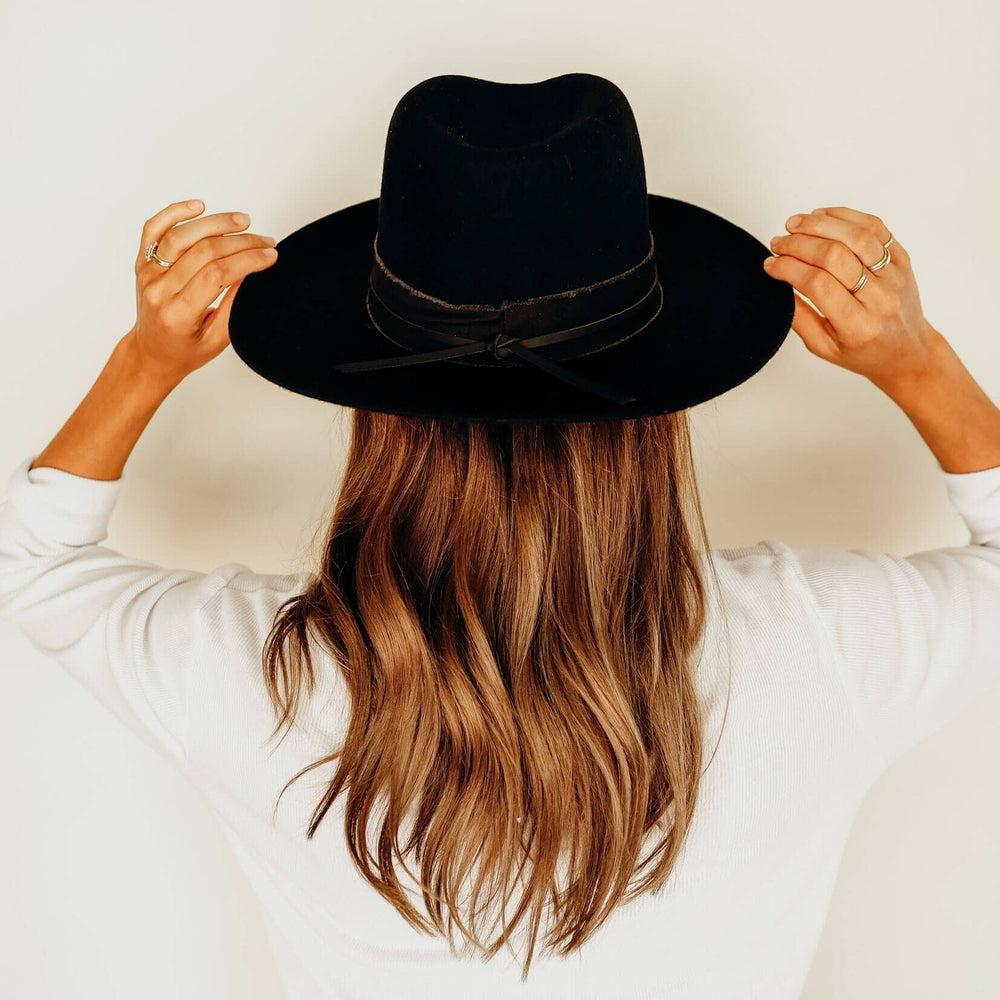 Black fedora store hat for girls