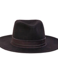 Jawa Black Felt Fedora Hat by American Hat Makers