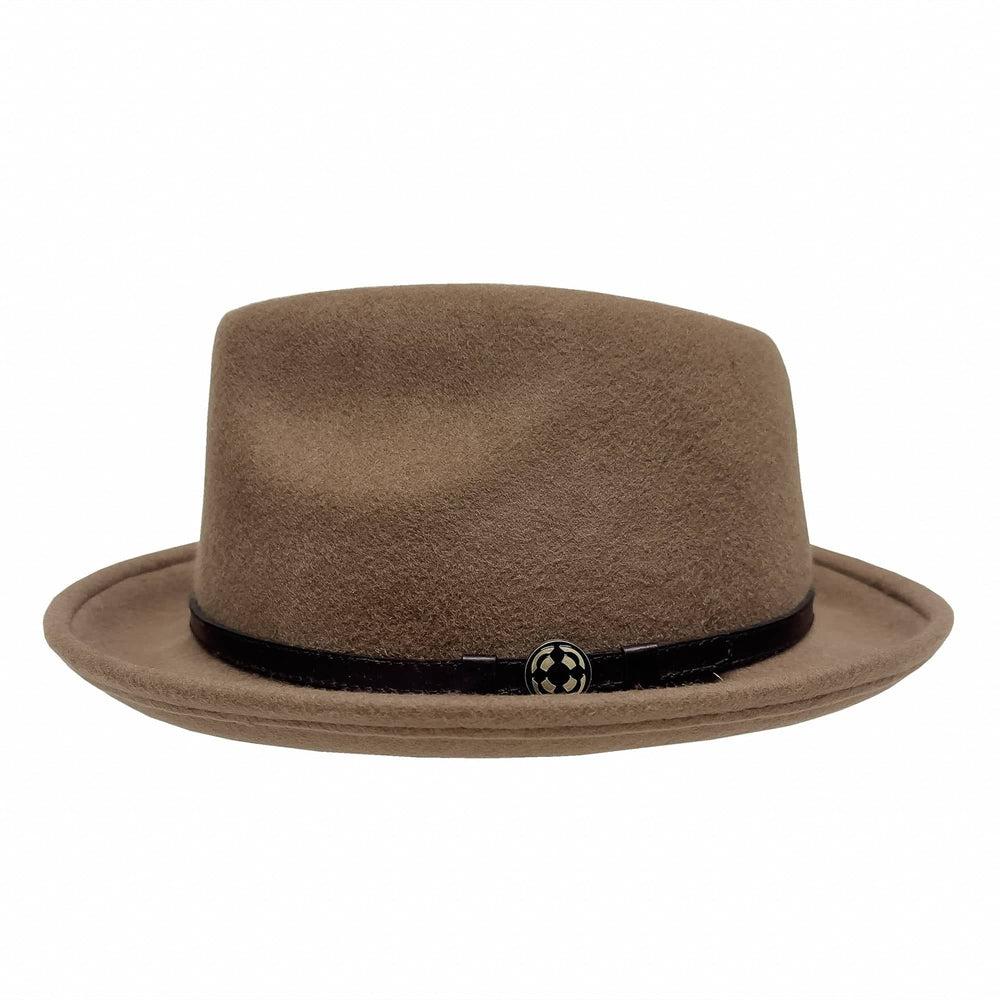 A side view of Grant khaki hat