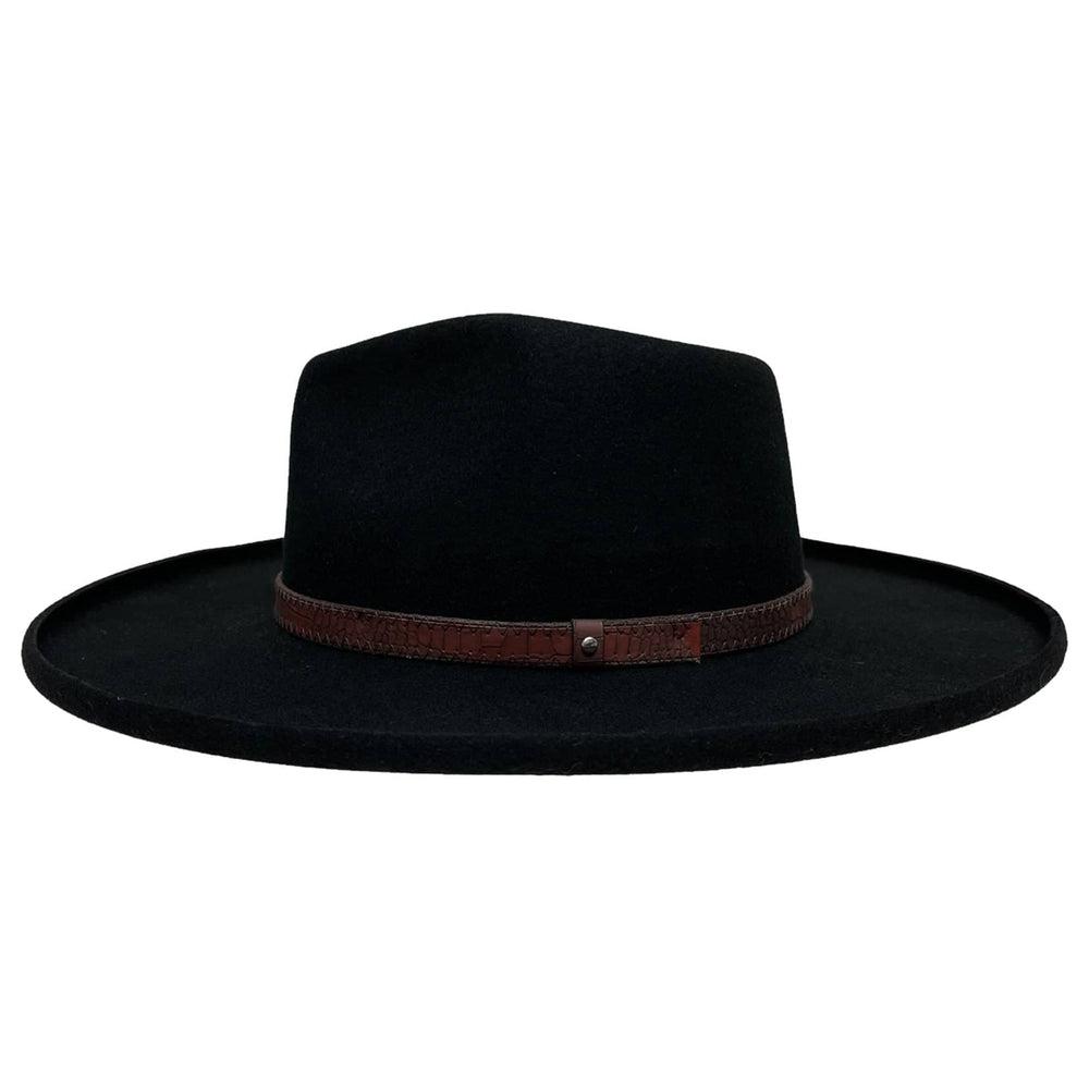 Hudson | Mens Pencil Rim Felt Fedora Hat – American Hat Makers