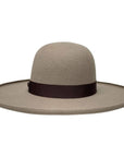A back view of a Josey Brown Felt Cowboy Hat 
