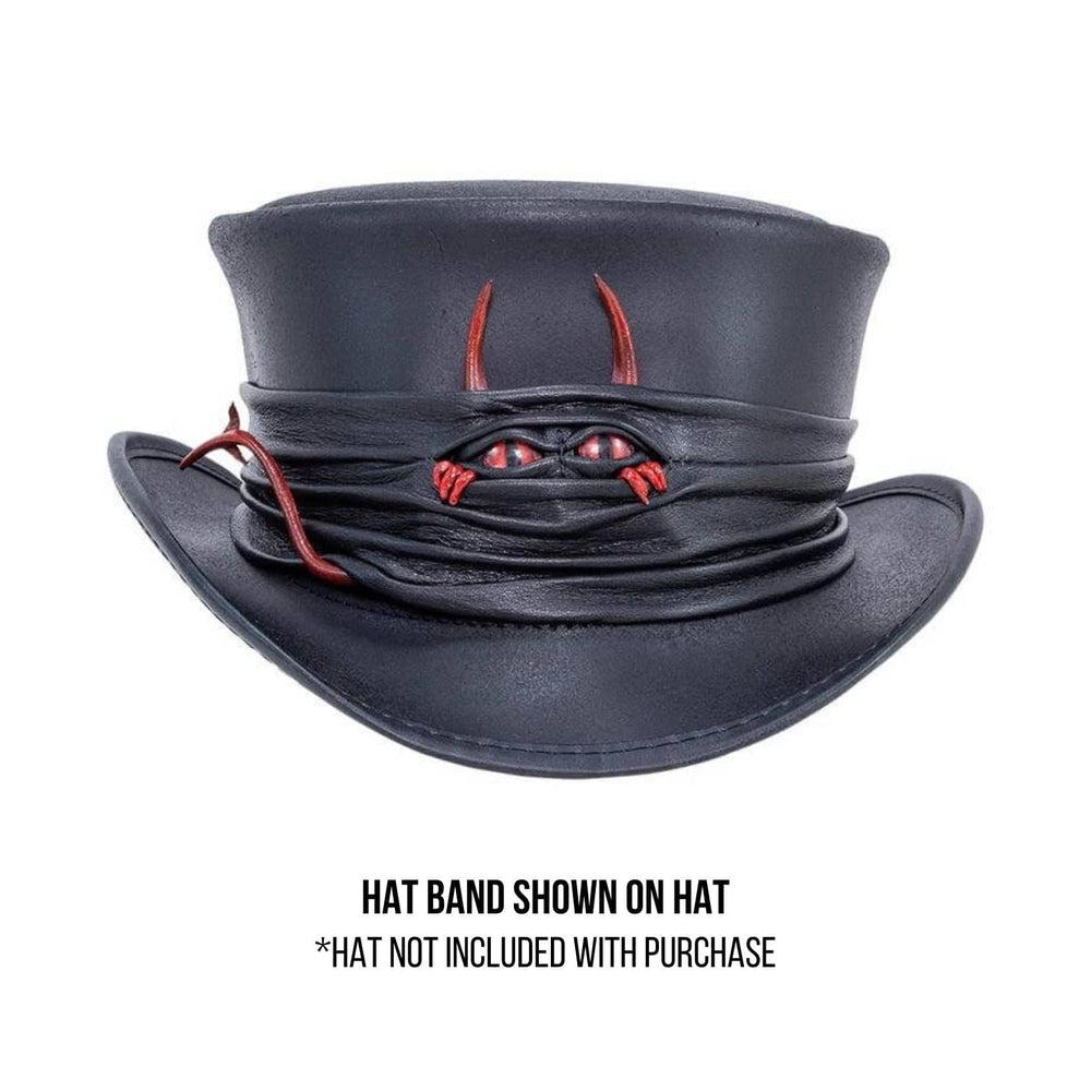 Lil Evil Black Leather Band by American Hat Makers
