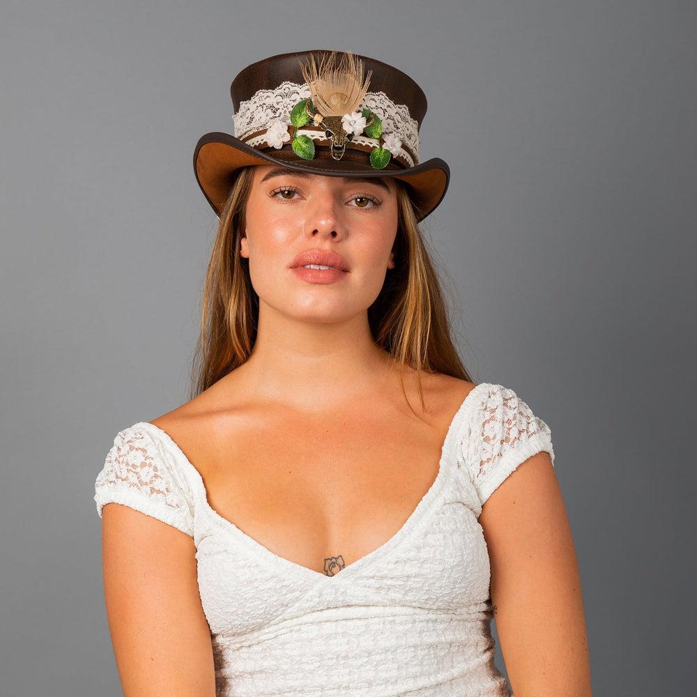 True Love | Leather and Lace Hat Band – American Hat Makers
