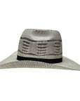 A side view of a Trail Boss Straw Cowboy Hat 