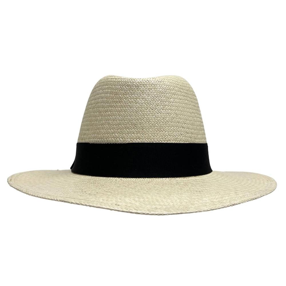 Caracas Natural Panama Straw Fedora Hat by American Hat Makers
