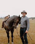 Western Chocolate Leather Cowboy Hat with 3" Brim and 4" Crown  by American Hat Makers