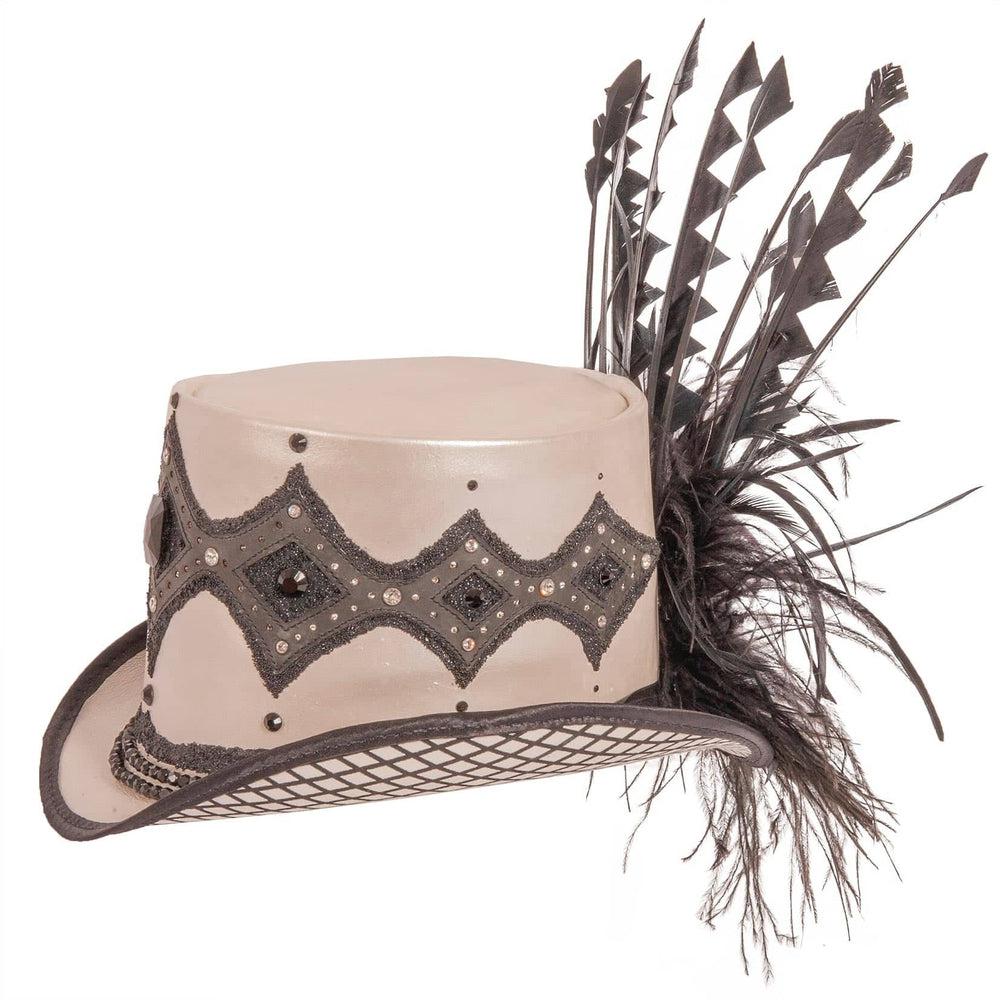 Wicked Elegance | Leather Top Hat
