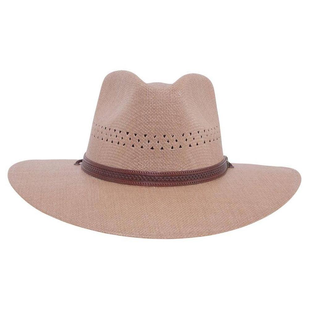 Barcelona Tan Straw Sun Hat by American Hat Makers