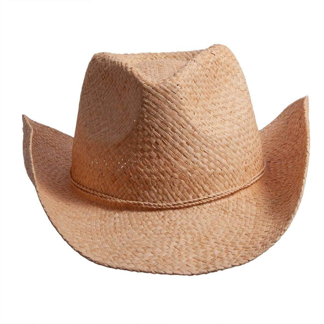 Cowboy Hat Orange Straw For Men