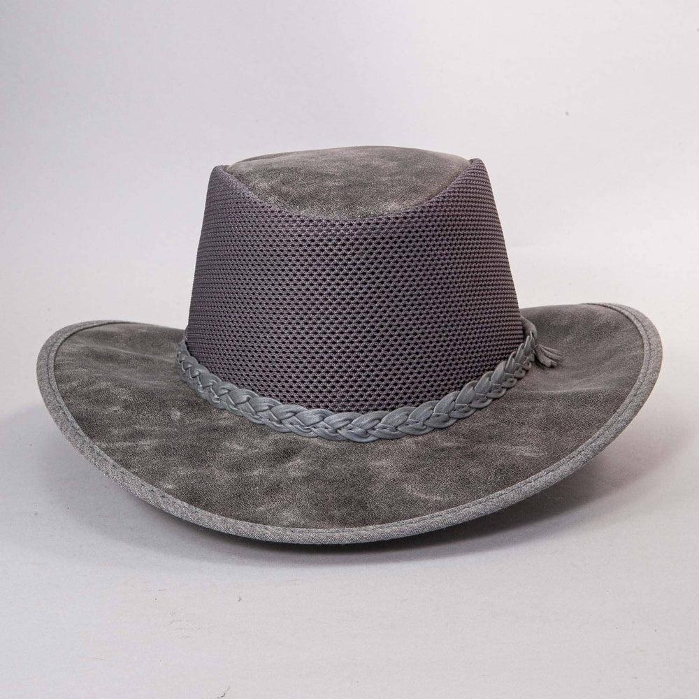 American top Hat company Grey Breeze leather hat