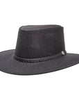 Cabana Black Mesh Sun Hat with UPF Rating by American Hat Makers