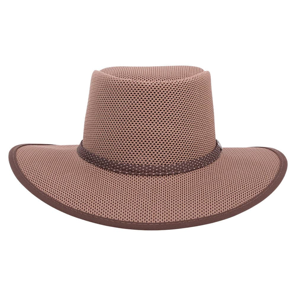 Cabana Walnut Mesh Sun Hat with UPF Rating by American Hat Makers