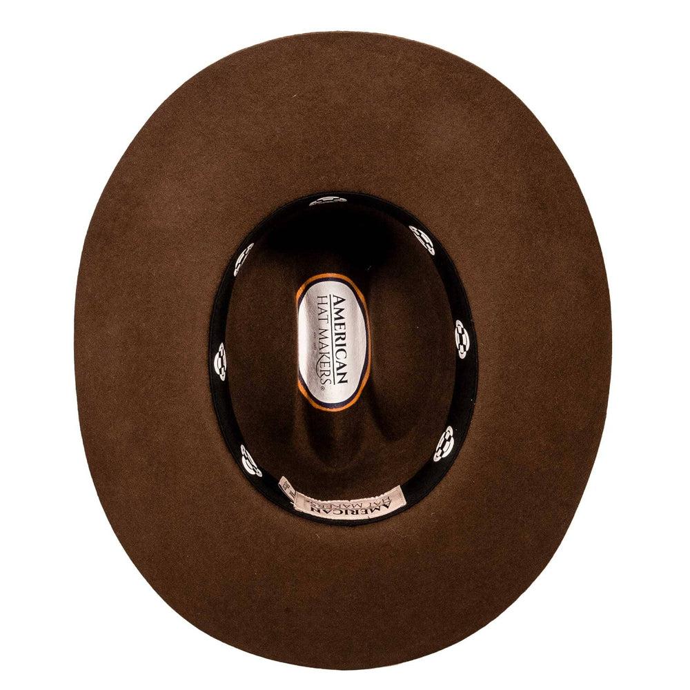 Cattleman Felt - Brown Cowboy Hat - Cowboy Hat Band – Music-Pioneer