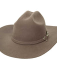 A front angle view of a Gunsmoke Cattleman Felt Cowboy Hat