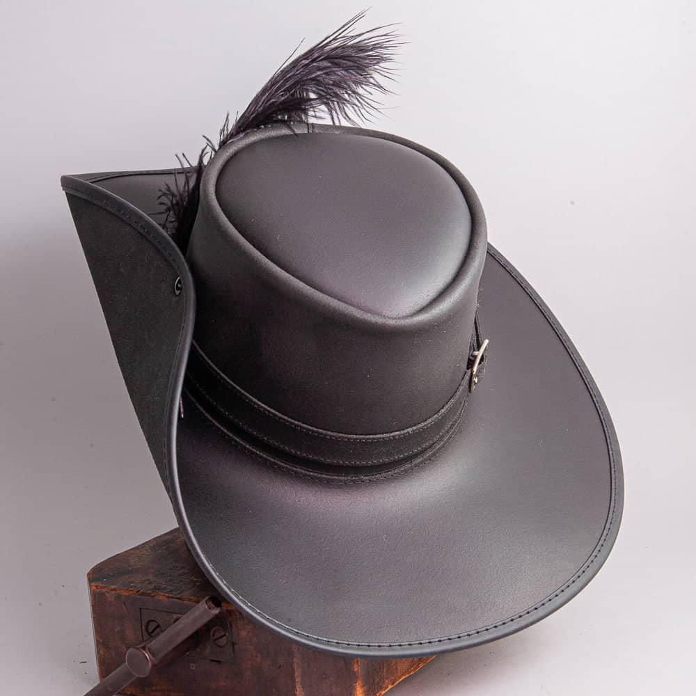 DIY Wool Felt Hat Blank Black SCA Ren Faire Cavalier 