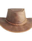 Crusher Copper Outback Leather Hat by American Hat Makers video