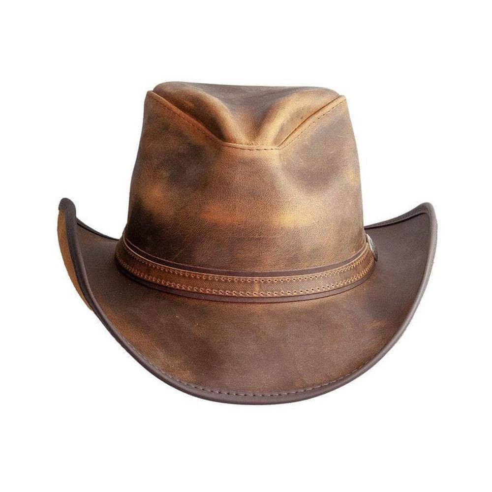 Cyclone Burnt Honey Leather Cowboy Hat by American Hat Makers