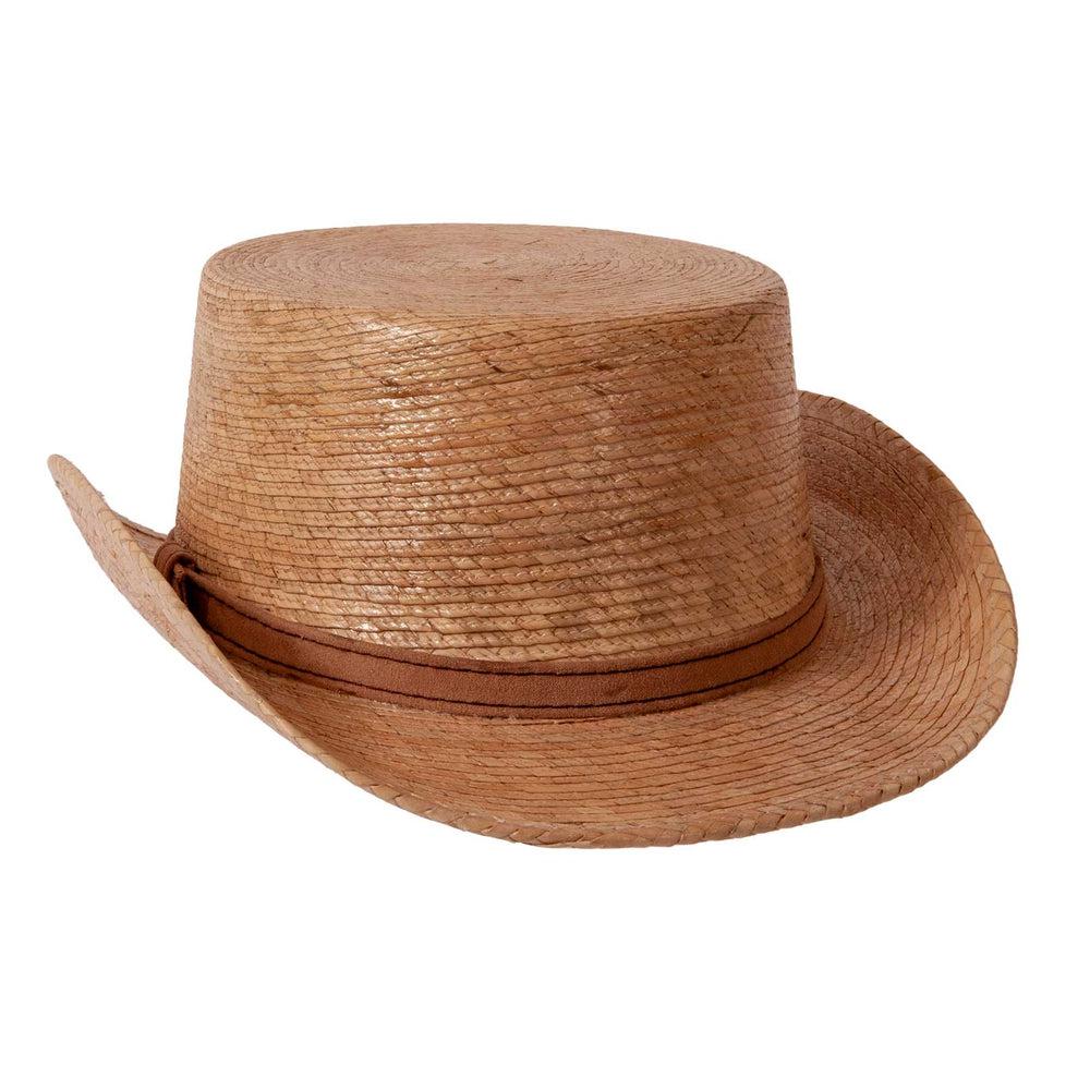A left view of Everglades Straw Palm Top Hat 