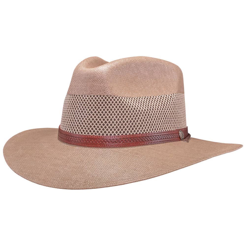 Florence  Mens Wide Brim Straw Sun Hat – American Hat Makers