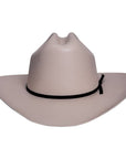 Front view of the FT Worth cream mens cowboy hat