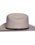 Side view of the cream FT Worth mens cowboy hat