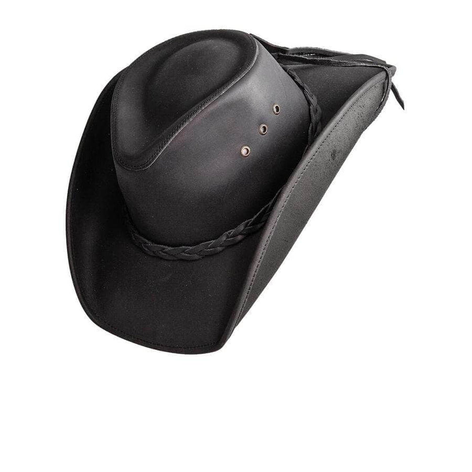 Mens Leather Cowboy Hat The Hollywood American Hat Makers