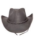 Hollywood Brown Leather Cowboy Hat by American Hat Makers