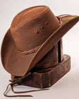 Hollywood Copper Leather Cowboy Hat by American Hat Makers
