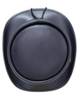  Marlow Black Finished Leather Top Hat with LT Band by American Hat Makers