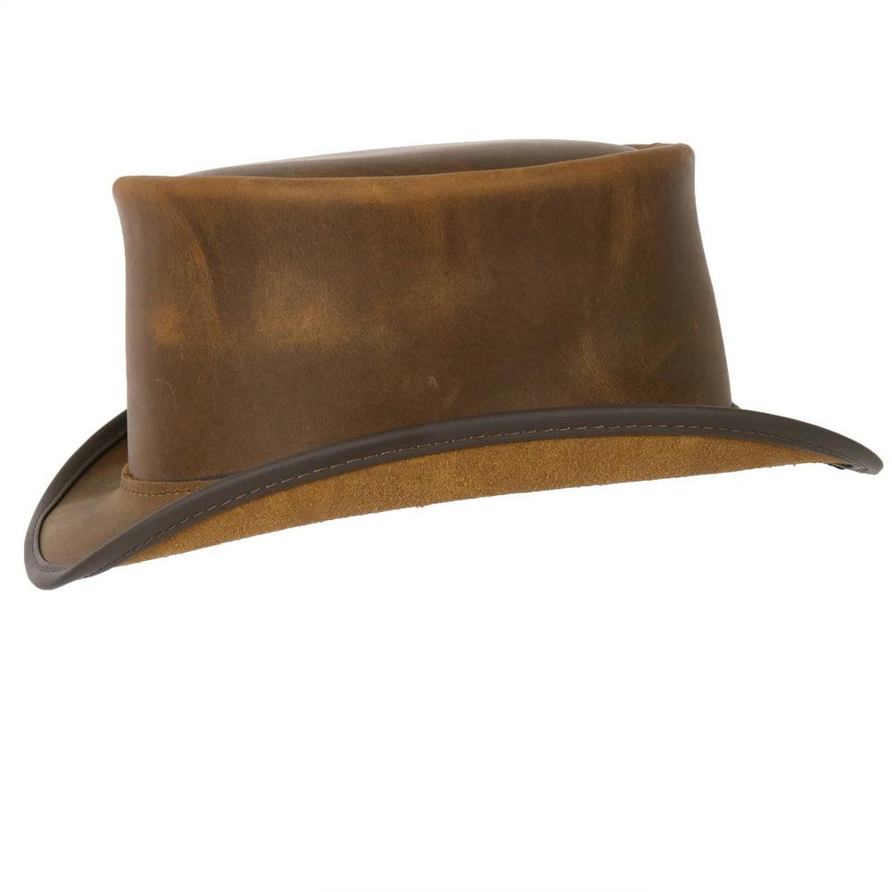 Unbanded Burnt Honey Marlow Top Hat by American Hat Makers video
