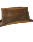 Unbanded Marlow Burnt Honey Top Hat by American Hat Makers