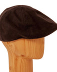 A left view of a Model C Black Cotton Cap