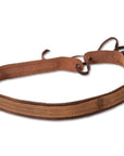A front view of a Ranger Burnt Honey Cowhide Leather Band