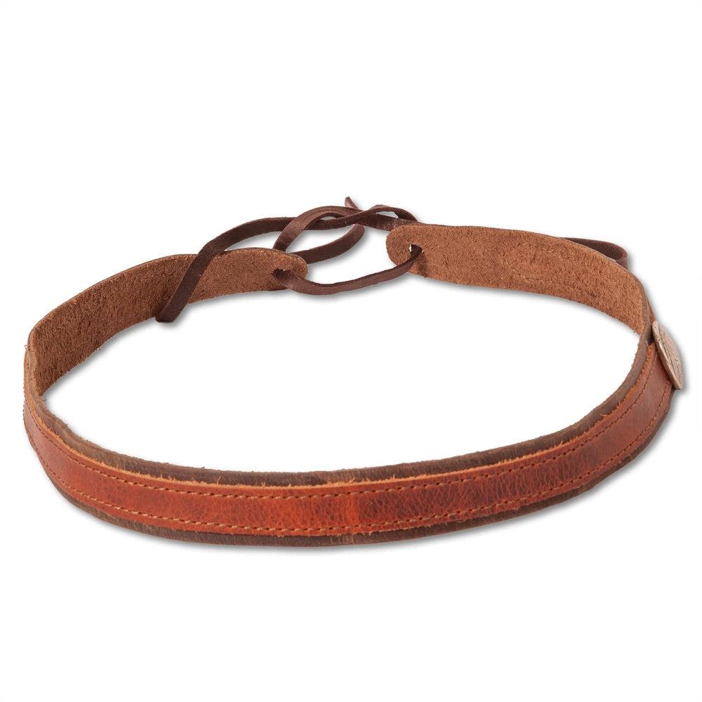 A front view of a Ranger Firewater Cowhide Leather Band 