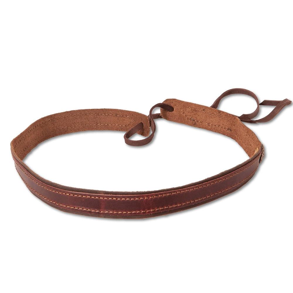 A front view of a Shadow Cowhide Napavino Leather Band