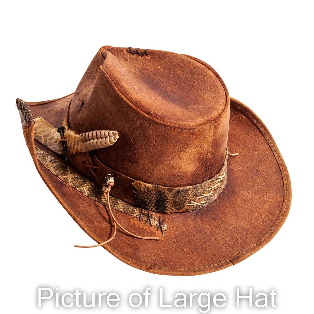 Back picture of large sidewinder hat