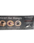 Assorted Sizer Pack with 1 Sweat liner and 2 Reducers made by America Hat Makers