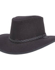 Soaker Black Mesh Sun Hat by American Hat Makers