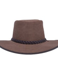 Soaker Brown Mesh Sun Hat by American Hat Makers