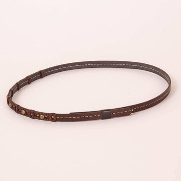 A side view of a Sonoma Brown Hat Band 