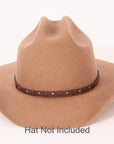 Sonoma Brown Hat Band on a brown felt hat