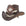 Storm Brown Finished Cowboy Hat with Double Rattle Band by American Hat Makers