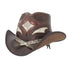 Storm Brown Finished Cowboy Hat with Double Rattle Band by American Hat Makers