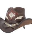 Storm Brown Finished Cowboy Hat with Double Rattle Band by American Hat Makers