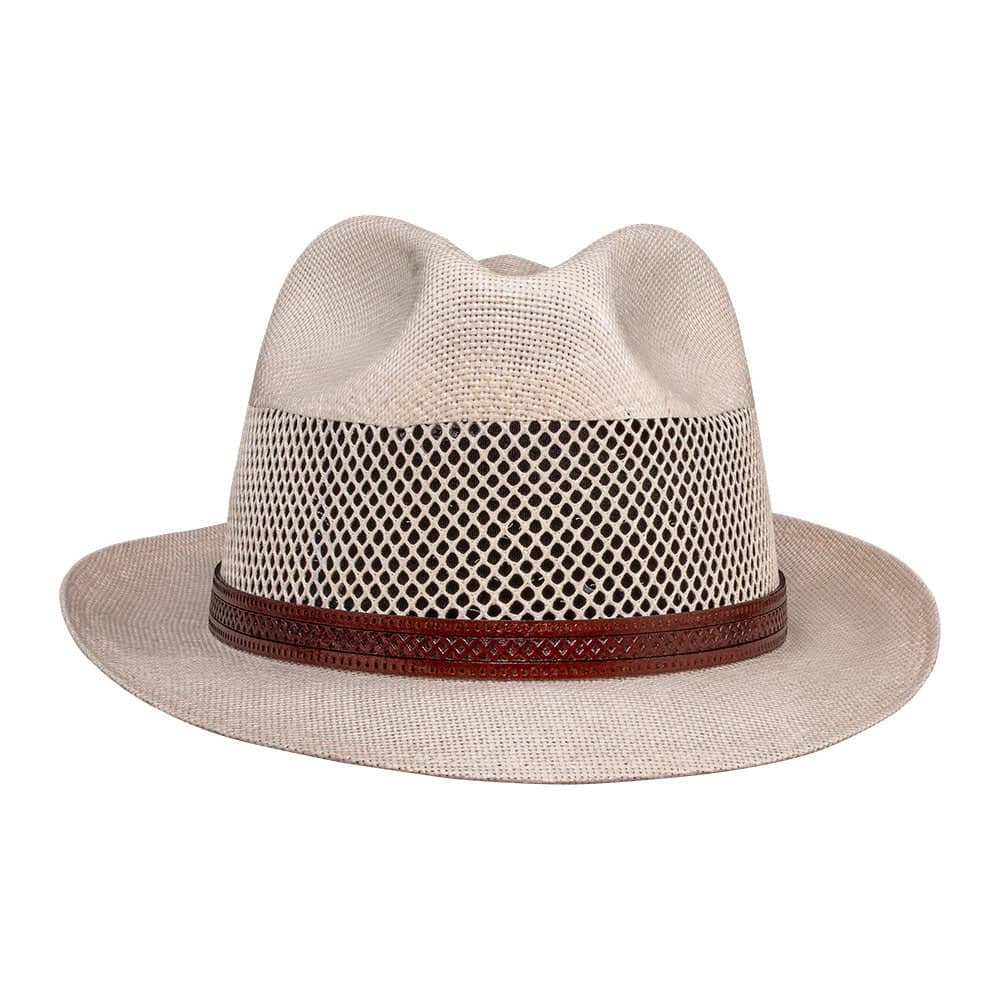 Tuscany Straw Fedora Hat Cream