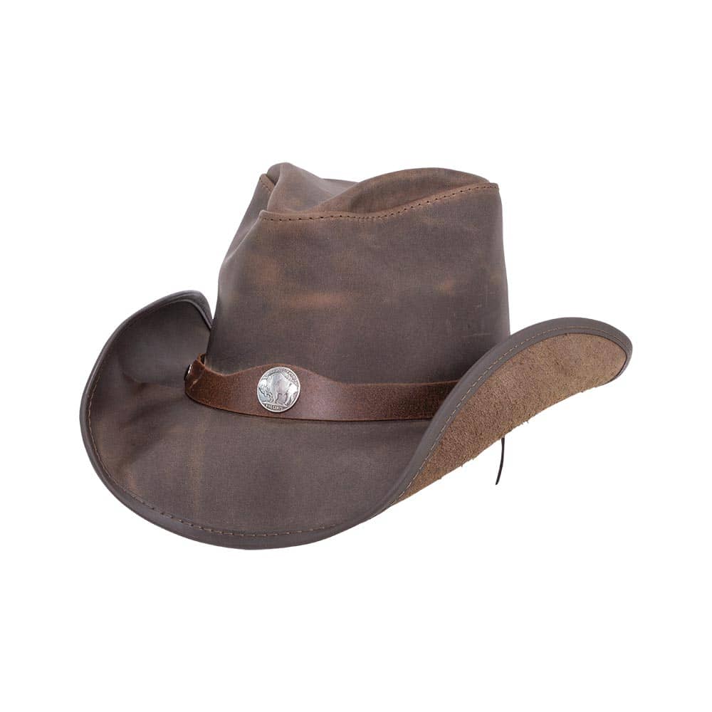 Chocolate Western Leather Cowboy Hat by American Hat Makers