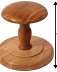 Natural Wooden Table Top Hat Stand 