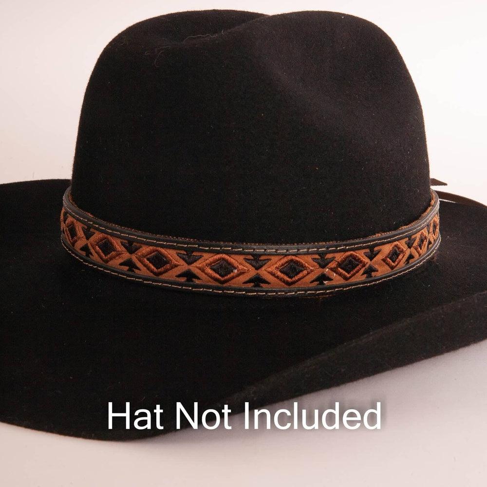 Woody Brown Cowboy Hat Band by American Hat Makers