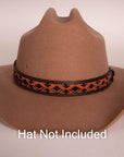 Woody Brown Cowboy Hat Band by American Hat Makers